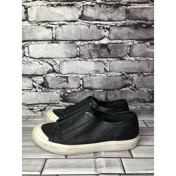 Frye Black Leather Slip On Comfort Casual Sneakers Shoes Women Sz 7M US/38EU - Picture 11 of 16